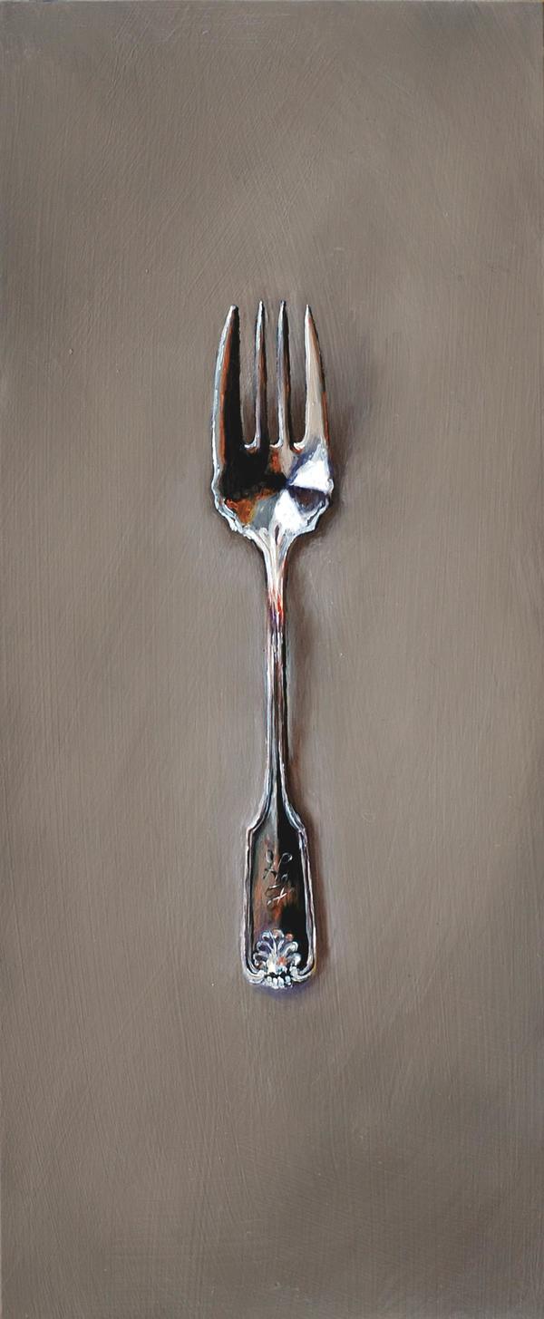 The Descendant Jane Deering Gallery Silver and Grey | Leslie Lewis Sigler & Paul Cary Goldberg Oil on panel