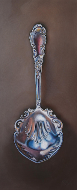 The Dame Jane Deering Gallery Silver and Grey | Leslie Lewis Sigler & Paul Cary Goldberg 12 x 5 inches