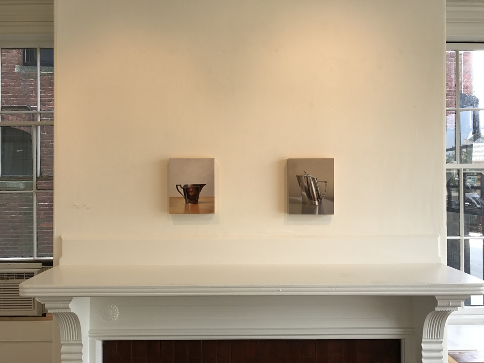 Installation shot Jane Deering Gallery Silver and Grey | Leslie Lewis Sigler & Paul Cary Goldberg