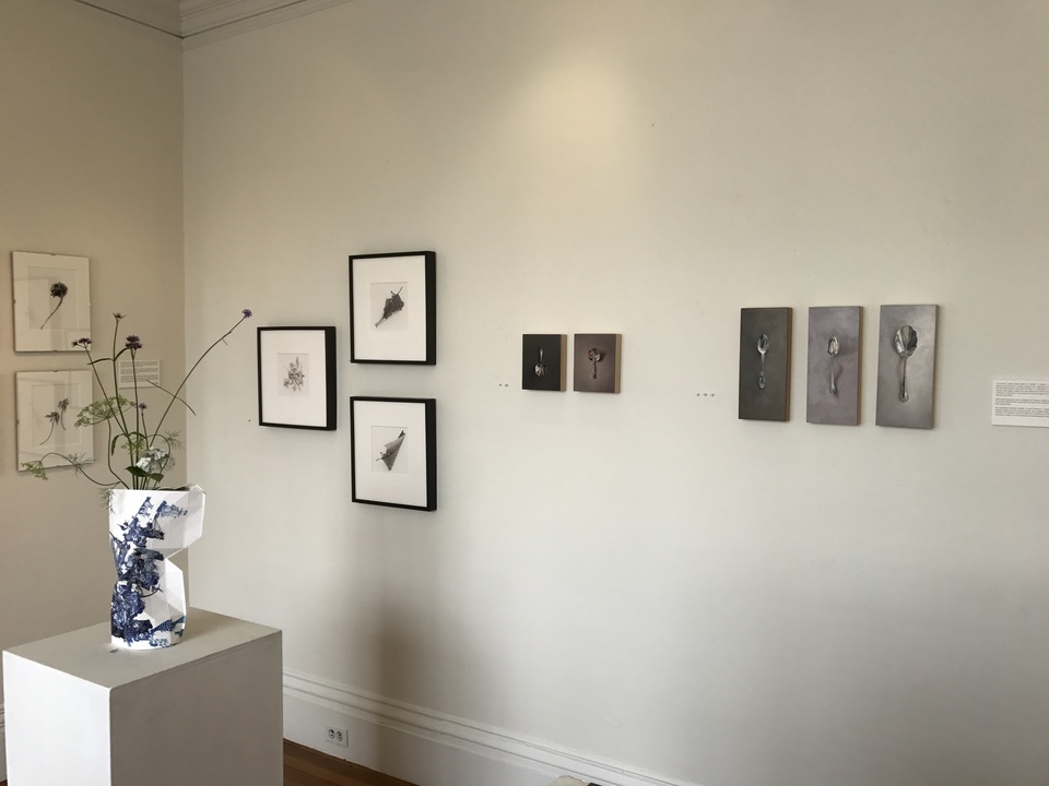 Installation shot Jane Deering Gallery Silver and Grey | Leslie Lewis Sigler & Paul Cary Goldberg