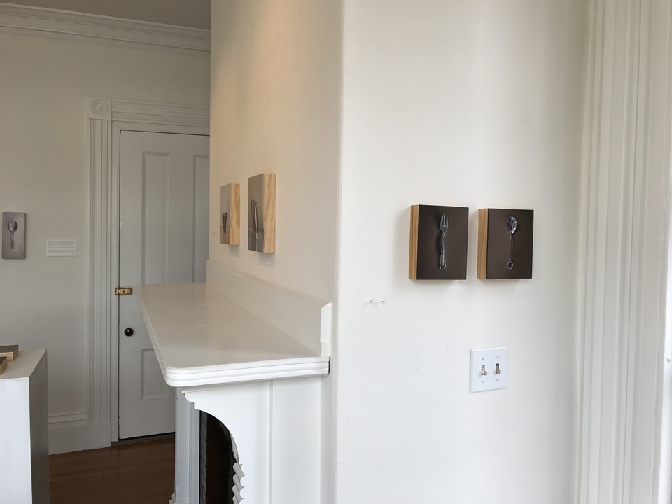 Installation shot Jane Deering Gallery Silver and Grey | Leslie Lewis Sigler & Paul Cary Goldberg