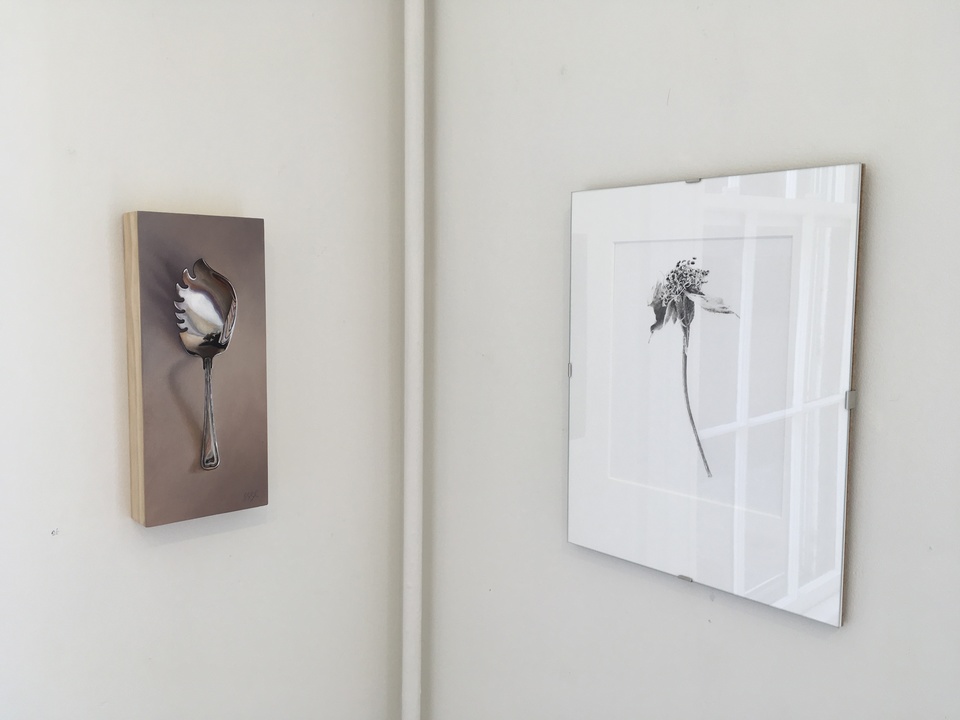 Installation shot Jane Deering Gallery Silver and Grey | Leslie Lewis Sigler & Paul Cary Goldberg