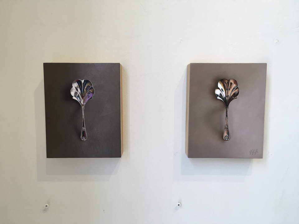Installation shot Jane Deering Gallery Silver and Grey | Leslie Lewis Sigler & Paul Cary Goldberg