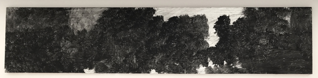 New Netherland Jane Deering Gallery George Wingate Graphite and acrylic on board