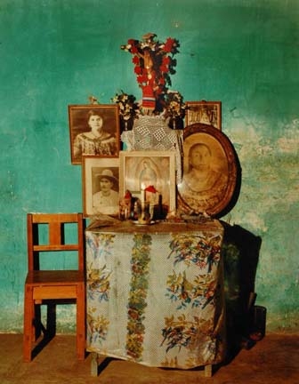 Green wall and chair Jane Deering Gallery Dana Salvo C-print