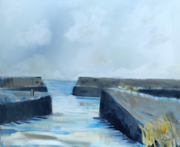 Lanes Cove Jane Deering Gallery Peter Herbert & Pia Juhl Acrylic on canvas