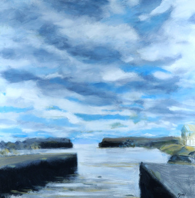 Storm Watch Jane Deering Gallery Peter Herbert & Pia Juhl Acrylic on canvas