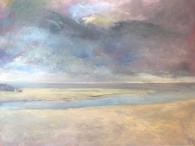 Sky and Sea No.1 Jane Deering Gallery Peter Herbert Oil on canvas