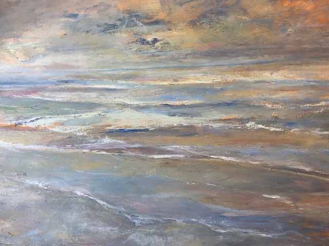 Sky and Sea No.2 Jane Deering Gallery Peter Herbert Oil on canvas