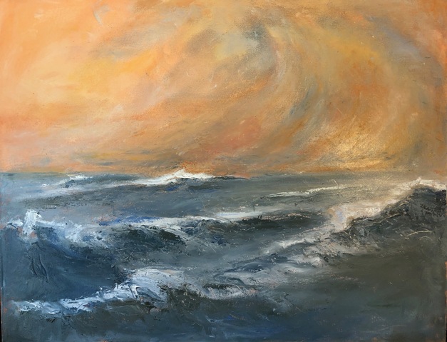 Sky and Sea No.4 Jane Deering Gallery Peter Herbert Oil on canvas