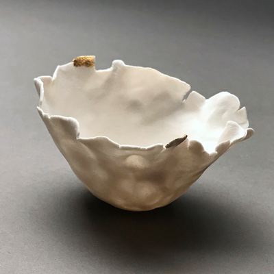 Petits Nuages (Little Clouds) Jane Deering Gallery Anna Kasabian | Visions of Cape Ann Porcelain with gilt