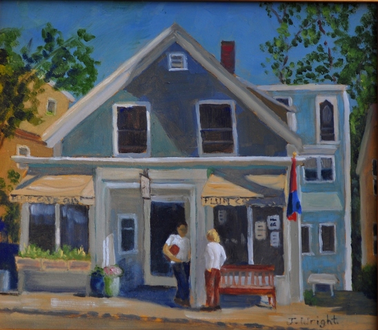 The Grind Jane Deering Gallery Judith Wright | Jan Weinshanker Oil on masonite