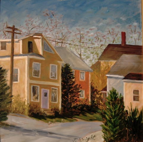 Lanesville Jane Deering Gallery Judith Wright | Jan Weinshanker Oil on masonite