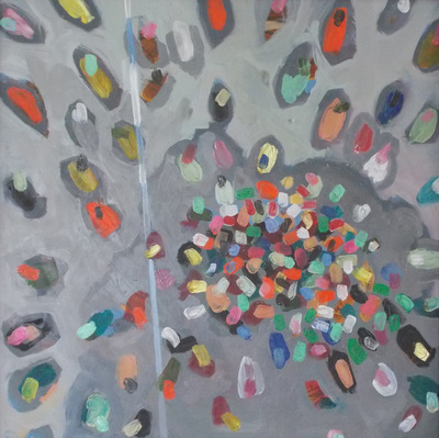 Trailblazer with Black Cloud Jane Deering Gallery Miranda Updike | Colors of the Crowd Oil on canvas