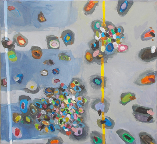 The Lines That Bind Jane Deering Gallery Miranda Updike | Colors of the Crowd Acrylic on canvas