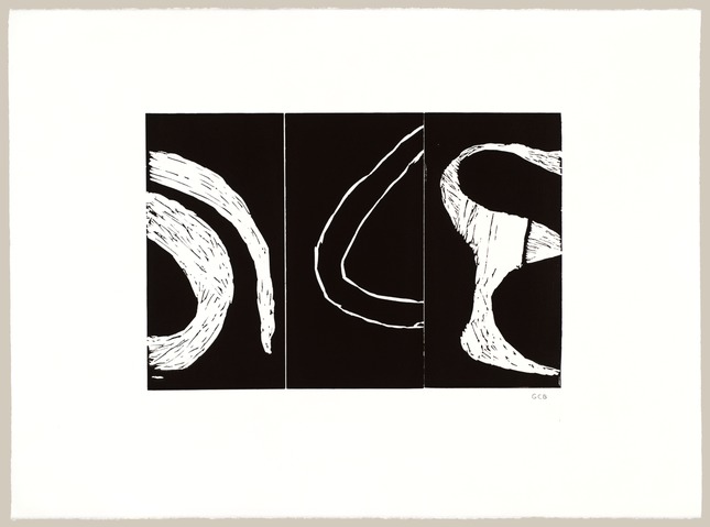 Moonshock II Jane Deering Gallery The Art of Geoffrey Bayliss | Harvest Linocut print
