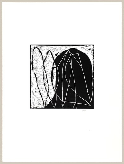 Standing Up Jane Deering Gallery The Art of Geoffrey Bayliss | Harvest Linocut print