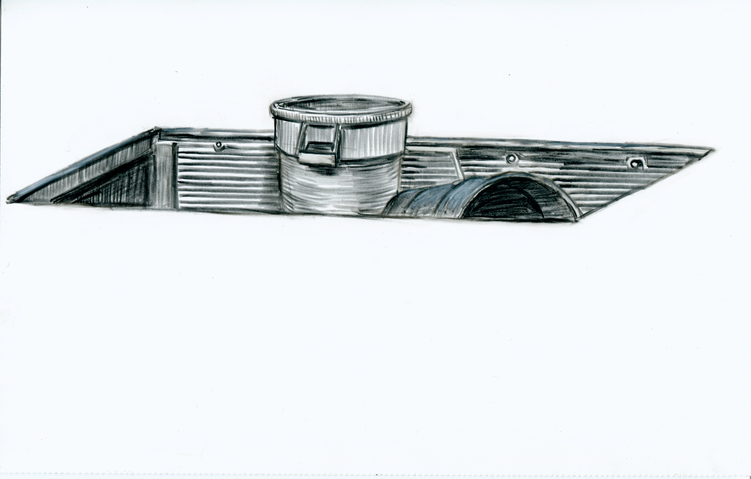 Beds #26 Jane Deering Gallery Jeffrey Marshall | Working the Waterfront Grease pencil on Yupo paper mounted on wood