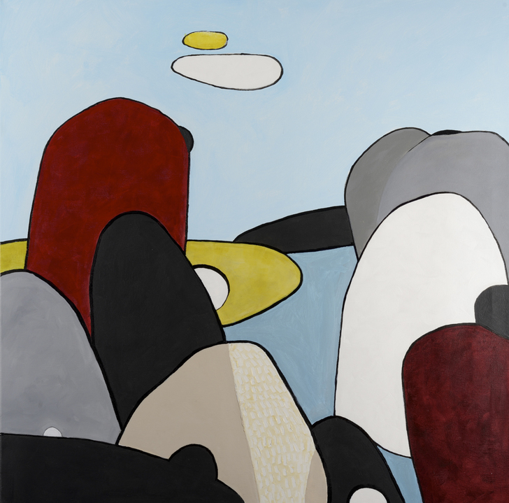 Annisquam Jane Deering Gallery Pia Juhl | Rocks Around the Cape Acrylic on canvas