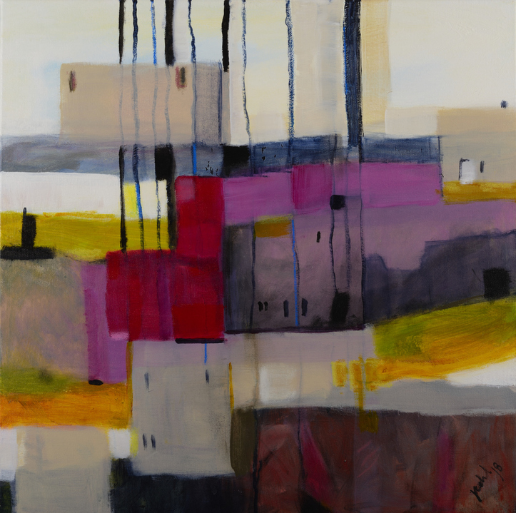 Cape Ann Jane Deering Gallery Pia Juhl | Rocks Around the Cape Acrylic on canvas