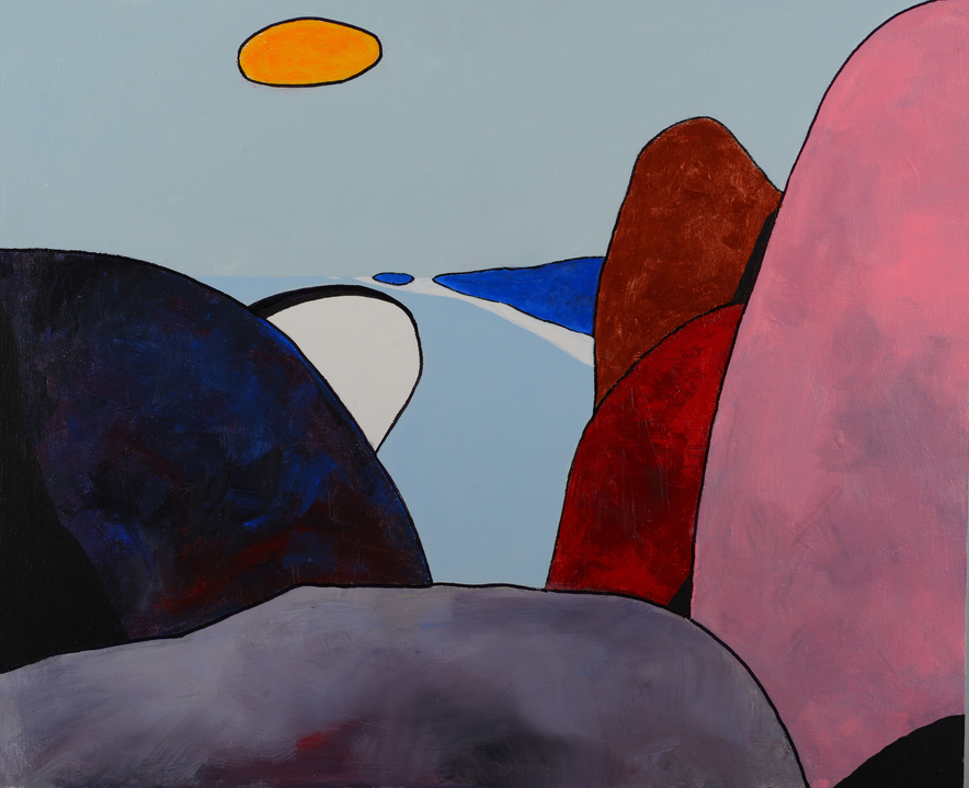 Copper Rock Jane Deering Gallery Pia Juhl | Rocks Around the Cape Acrylic on canvas