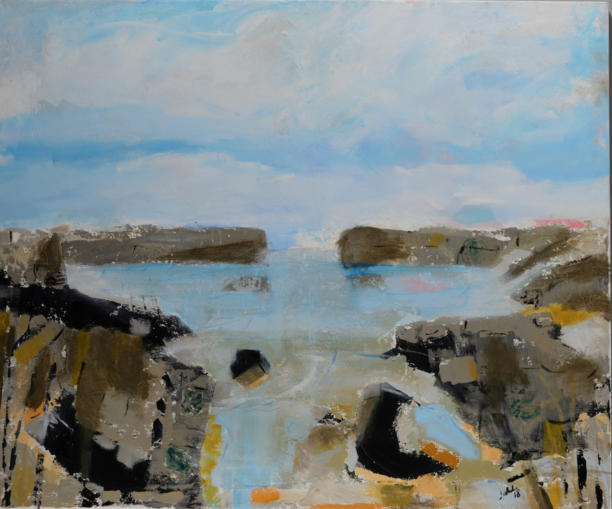 Lane's Cove II Jane Deering Gallery Pia Juhl | Rocks Around the Cape Acrylic on canvas