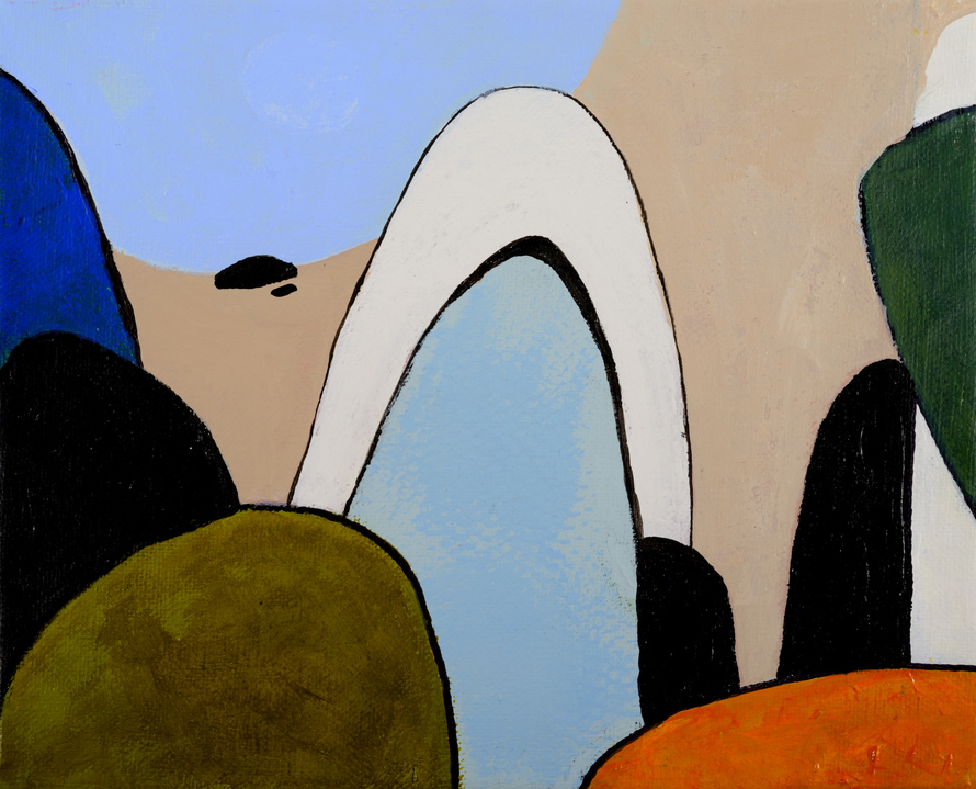 The Beach Jane Deering Gallery Pia Juhl | Rocks Around the Cape Acrylic on canvas