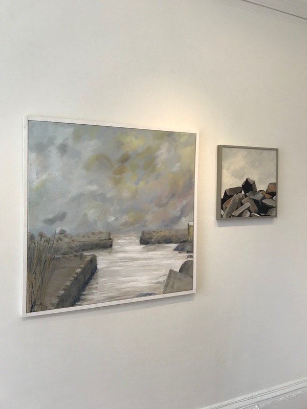 Installation shot Jane Deering Gallery Pia Juhl | Rocks Around the Cape