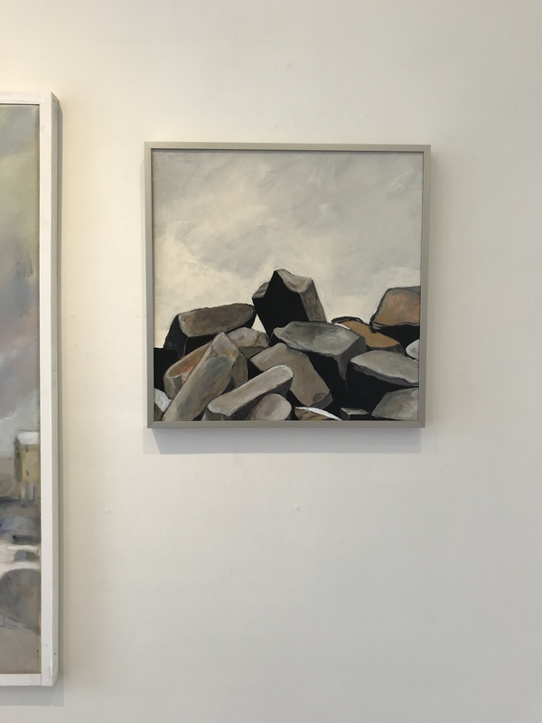 Installation shot Jane Deering Gallery Pia Juhl | Rocks Around the Cape