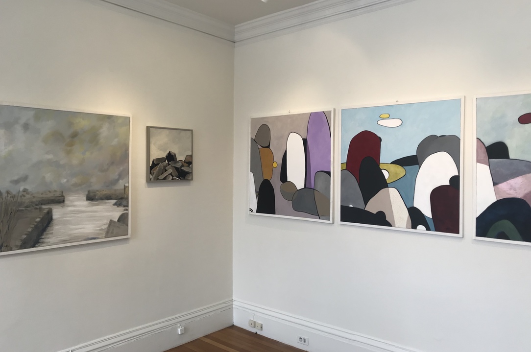 Installation shot Jane Deering Gallery Pia Juhl | Rocks Around the Cape