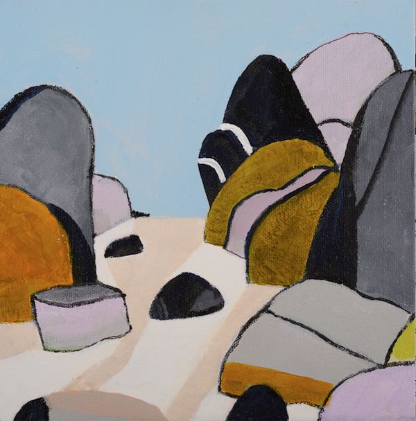 Squam Beach Jane Deering Gallery Pia Juhl | Rocks Around the Cape Acrylic on canvas