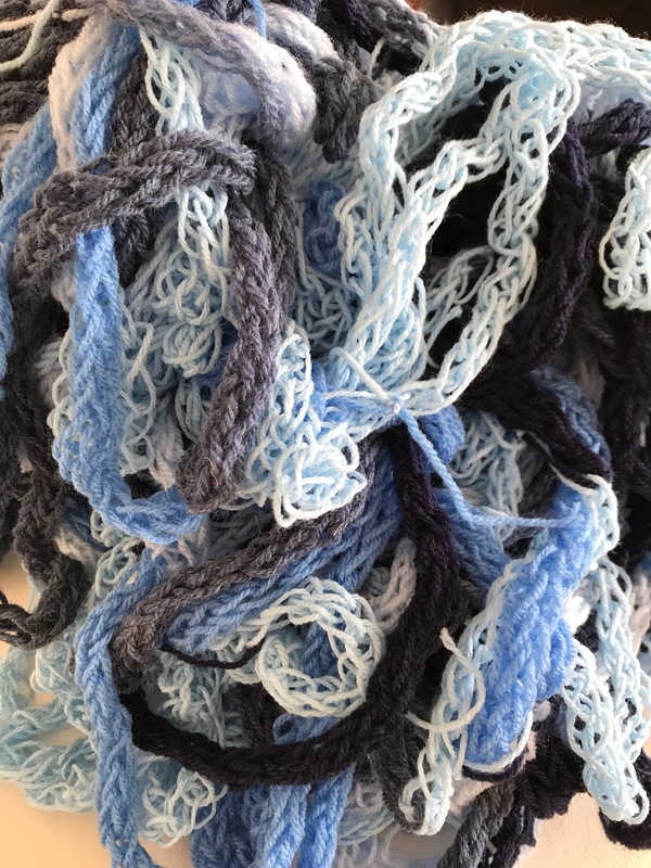 The World Unraveling (detail) Jane Deering Gallery A Turning Point | the contemporary landscape Wool yarn