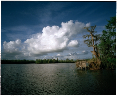 Calcasieu River and Watermelon Bay, Louisiana Jane Deering Gallery Nell Campbell Archival inkjet print