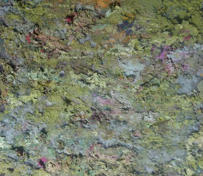 Summer Garden Jane Deering Gallery A Turning Point | the contemporary landscape Mixed media: Oil on canvas, earth pigments, volcanic ash