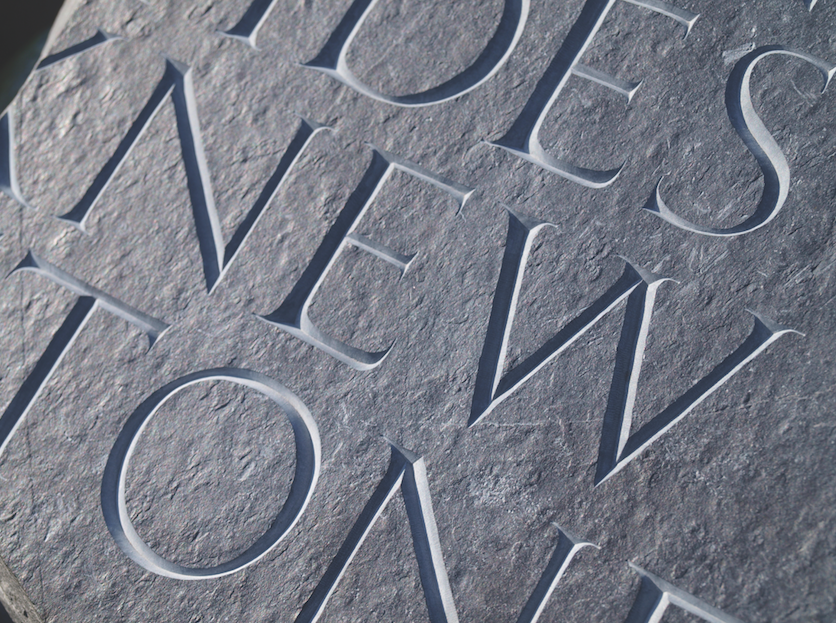 Many Tides Knew This Stone (detail) Jane Deering Gallery WITHIN / WITHOUT Found stone