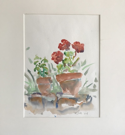 Ed Touchette Jane Deering Gallery Formally Taught ..... And Not Watercolor on 140lb cold press paper
