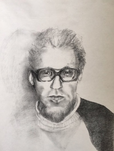 Pippy Giuliano Jane Deering Gallery Formally Taught ..... And Not Print reduction of original graphite drawing
