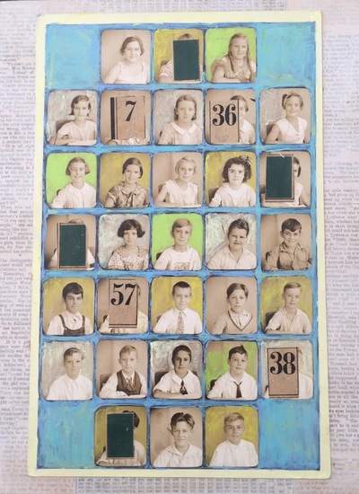 Hans Pundt Jane Deering Gallery Formally Taught ..... And Not Collage on wood