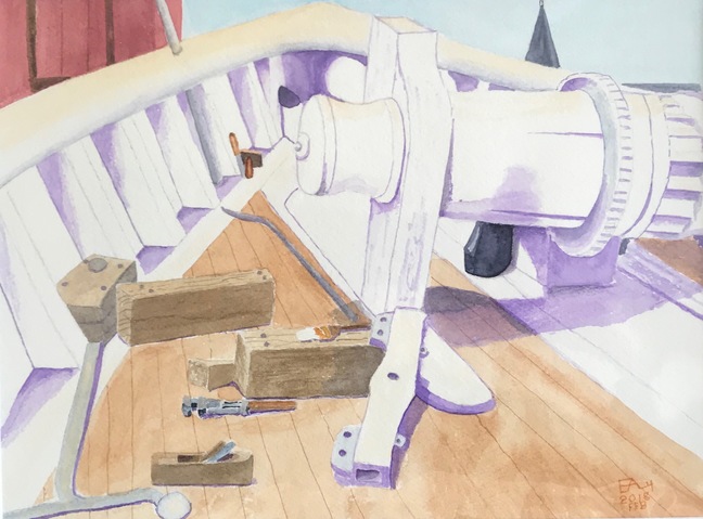 Edwin Leavitt IV Jane Deering Gallery Formally Taught ..... And Not Watercolor on Arches 140lb paper