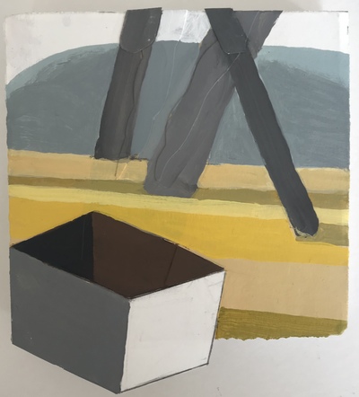 Barbara Moody Jane Deering Gallery Formally Taught ..... And Not Mixed media on wood