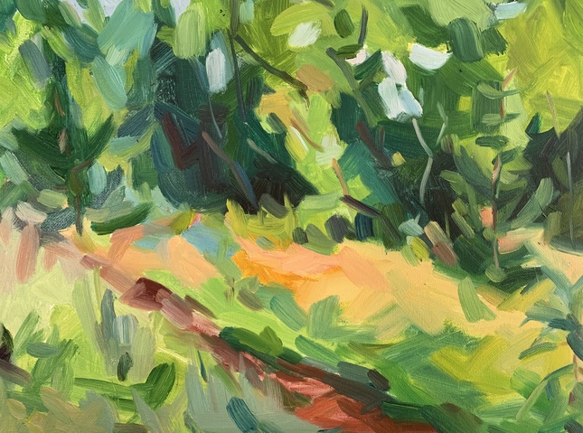 Meadow Path Jane Deering Gallery Vanessa Michalak | Green Space Oil on canvas