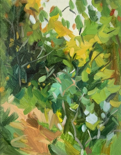 Summer Rain Jane Deering Gallery Vanessa Michalak | Green Space Oil on canvas