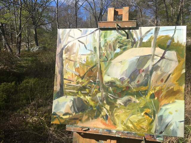 Dogtown Jane Deering Gallery Vanessa Michalak | Green Space Oil on canvas