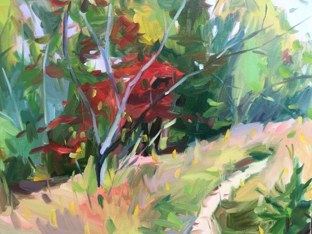 Maple Tree at the Bend Jane Deering Gallery Vanessa Michalak | Green Space Oil on canvas
