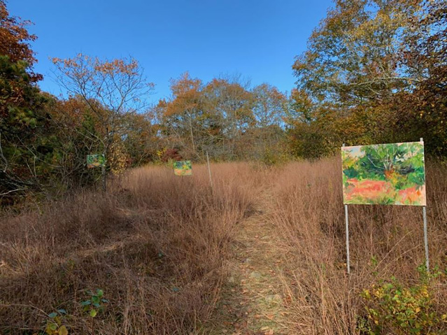 Marking the trail Jane Deering Gallery Vanessa Michalak | Green Space Exhibition: A Walk in the Woods