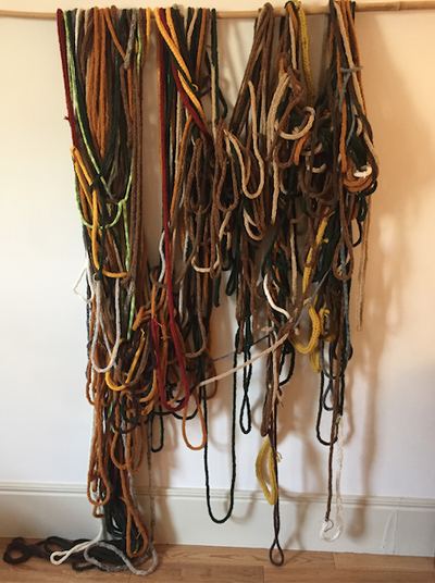 Landscape Jane Deering Gallery Gail Barker | Art as Process Wool yarn