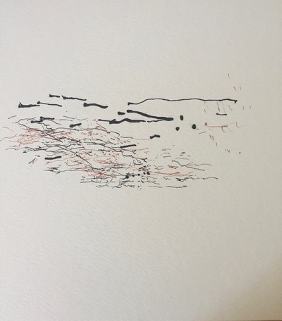 Untitled I from the Norway series Jane Deering Gallery Gail Barker | Art as Process Ink on paper