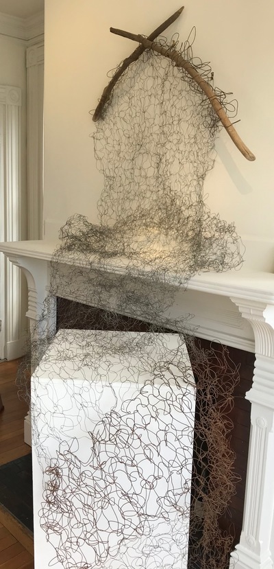 Untitled Jane Deering Gallery Gail Barker | Art as Process Knitted wire of various gauge, driftwood