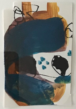 Untitled #14, Italy Jane Deering Gallery Juni Van Dyke | The Journey ... then and now Acrylic on unique print