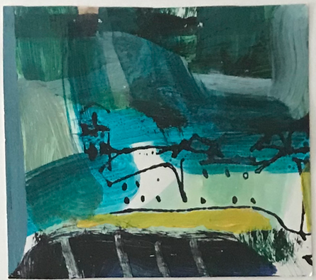 Untitled #9, Italy Jane Deering Gallery Juni Van Dyke | The Journey ... then and now Acrylic on unique print
